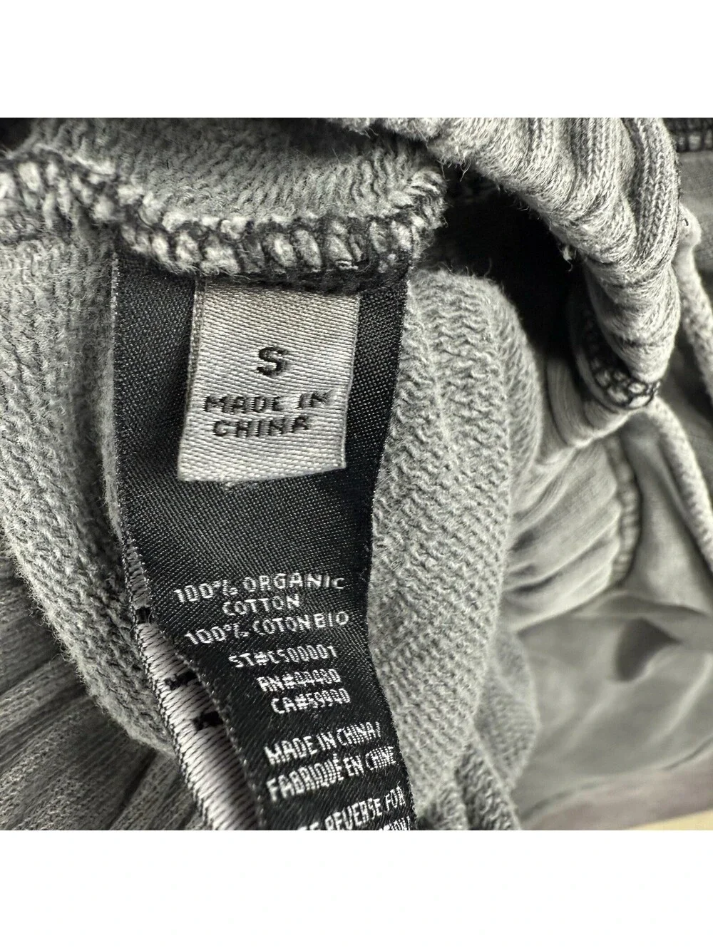 Elwood Core Sweatpants Grey Organic Cotton Joggers XS